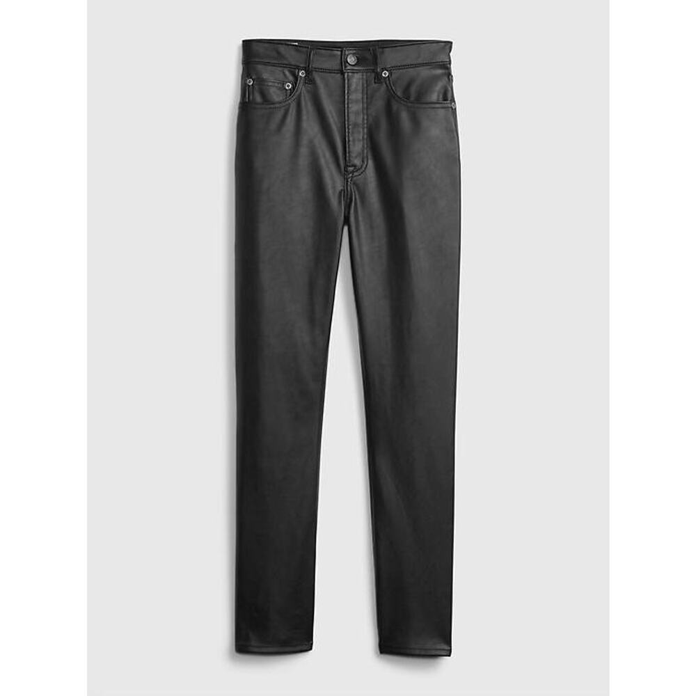 New Gap Vintage Slim Vegan Leather Slim Pants